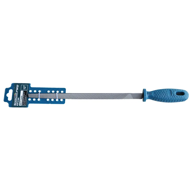 Bormann lima triangolare 12" tre quadri metallo