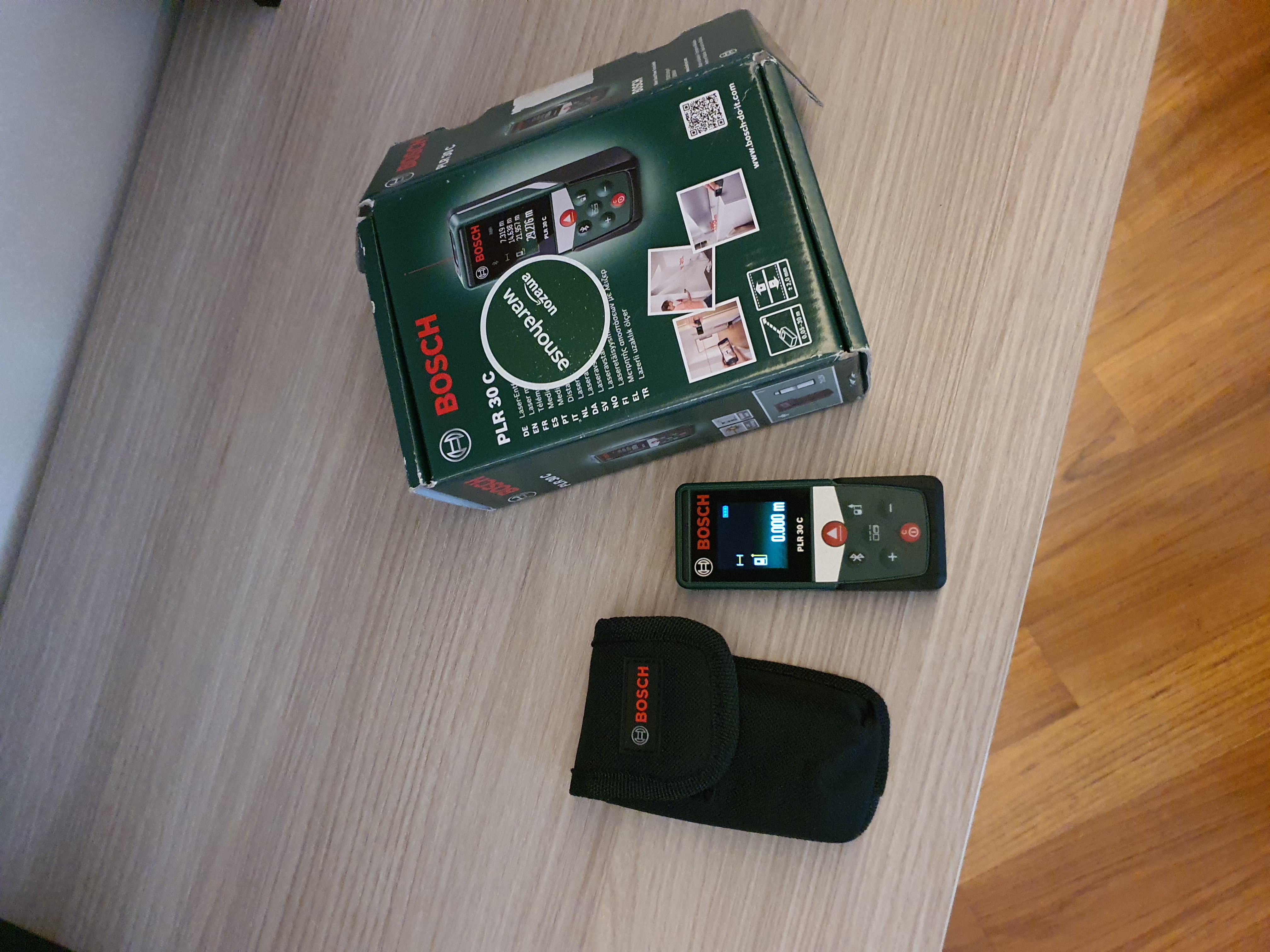 Bosch PLR 30 C distanziometro laser 30 m Bluetooth