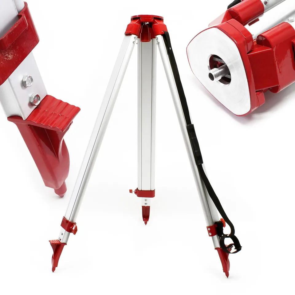 Wiltec Treppiede per Livella Laser a Croce 162,5 cm Alluminio
