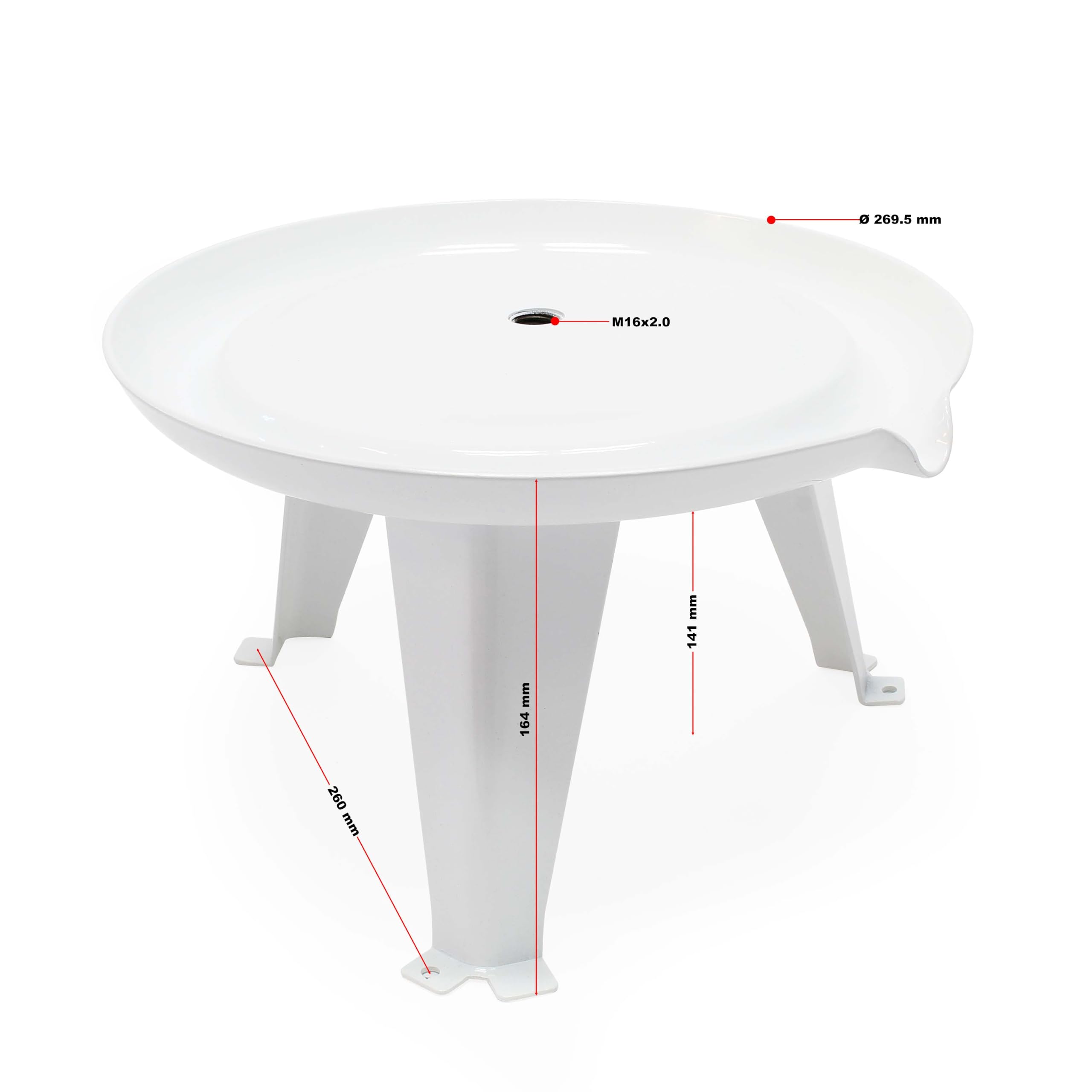 Wiltec base treppiede torchio frutta 6 l acciaio