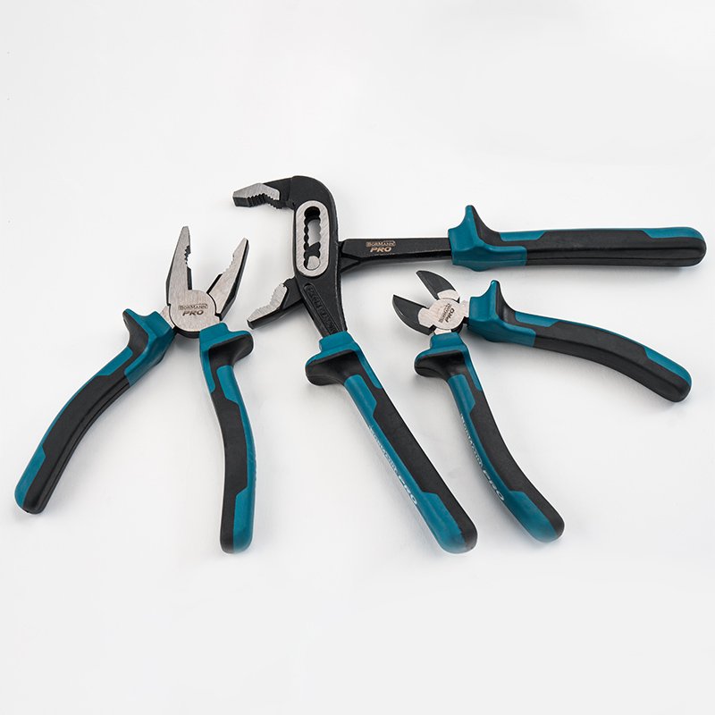 Bormann Set 3 Pinze 7" 6" 10" per Officina