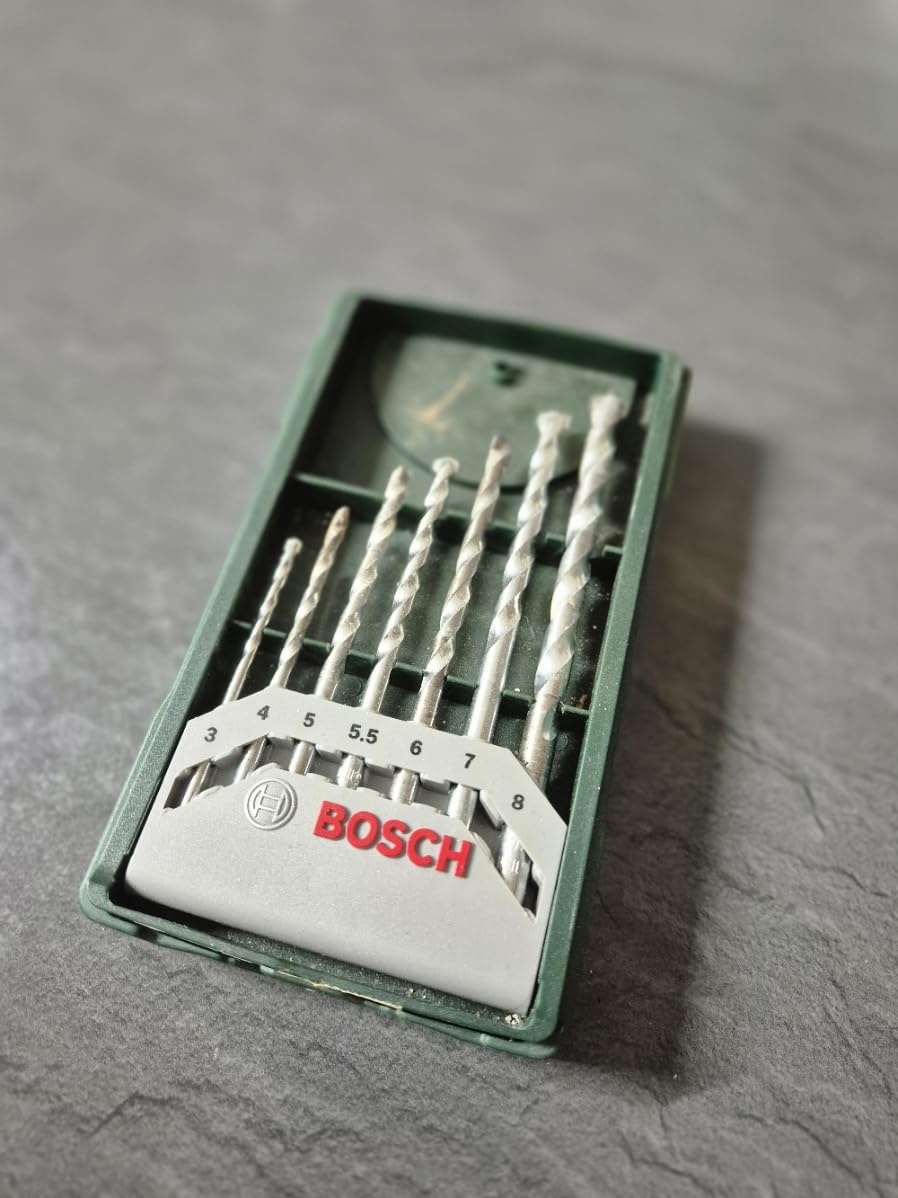 Bosch Mini-X-Line Set 7 Punte Muratura 3-8 mm