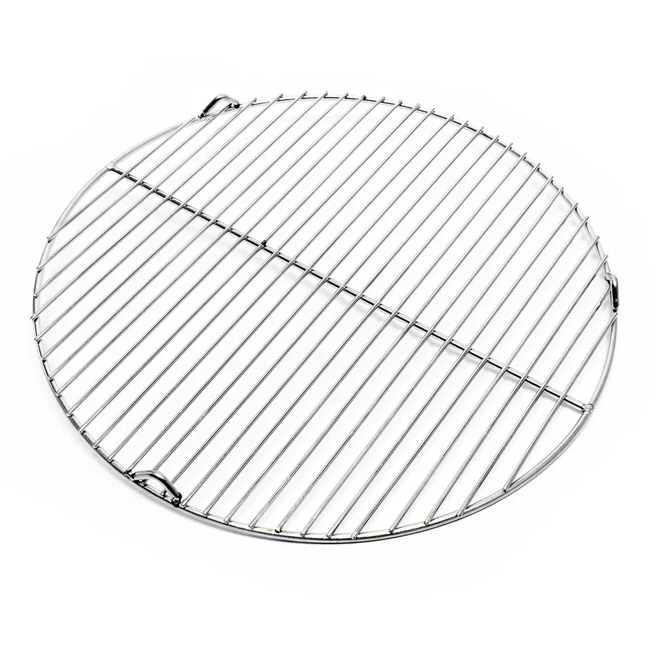 Wiltec Griglia Barbecue Rotonda Ø 44,5 cm Acciaio Inox