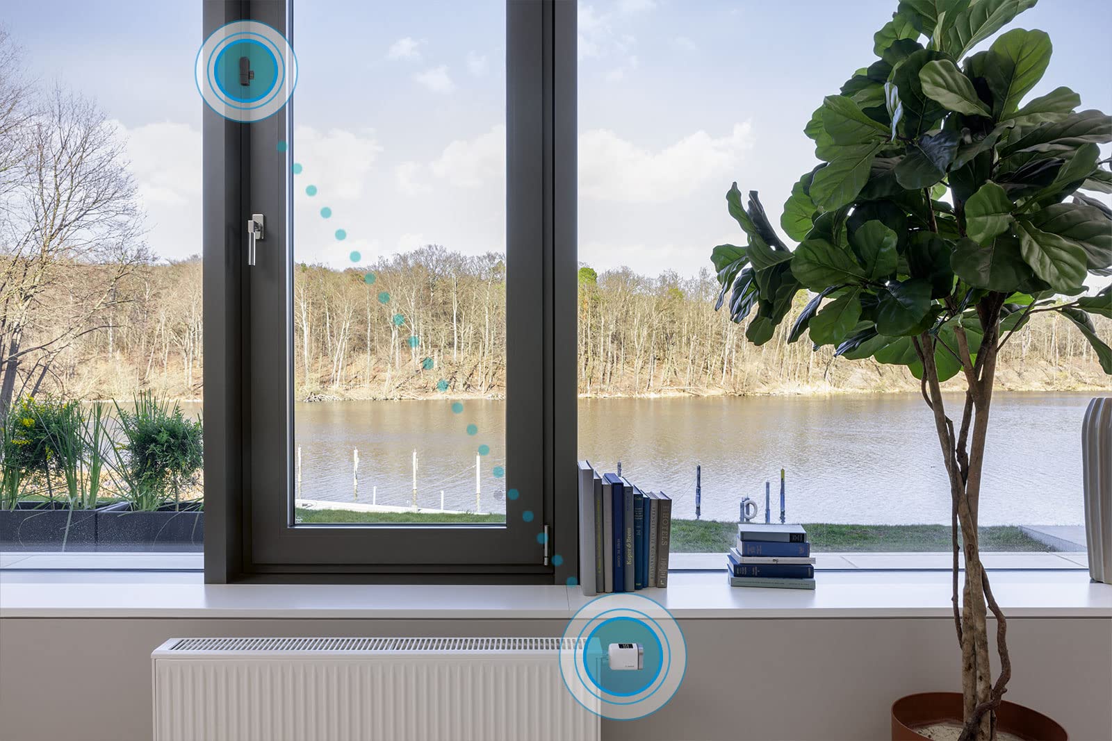 Bosch Smart Home II sensore porta finestra antracite