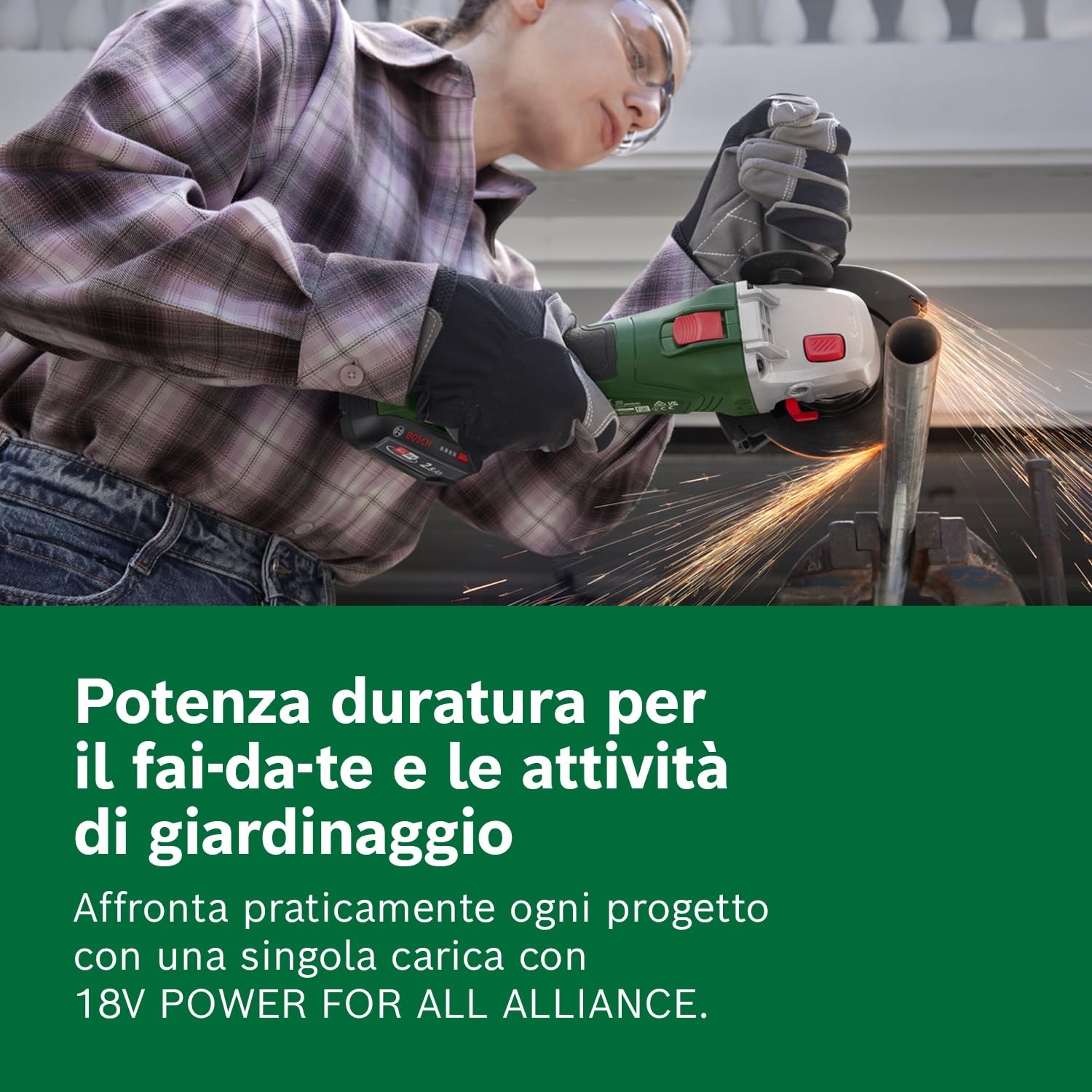 Bosch PBA Batteria 18V 2.5Ah Power for All Litio