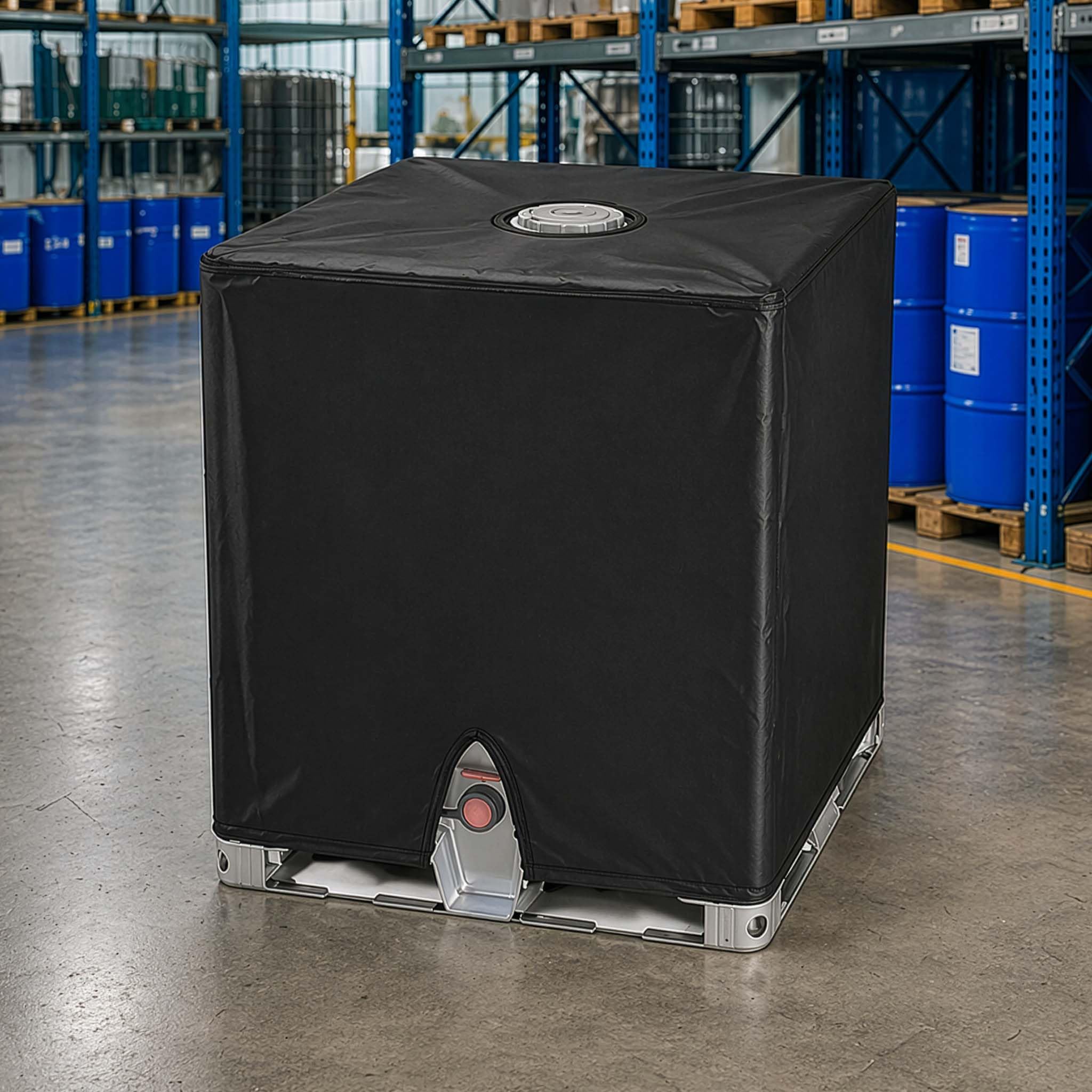 Wiltec Telo 120x100x116 cm Copertura Cisternetta IBC 1000 L