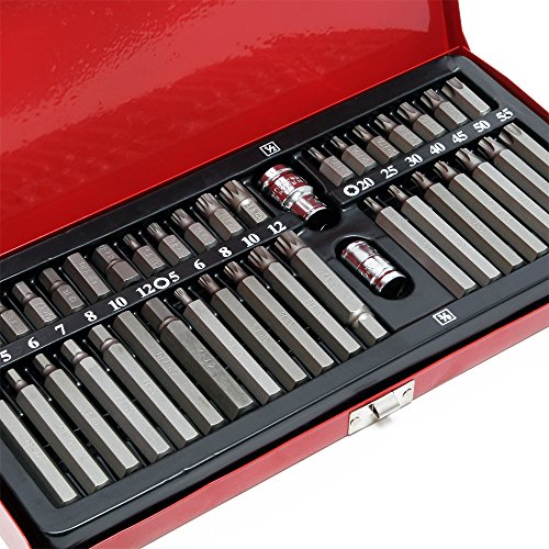 Wiltec set chiavi cricchetto e bit 40 pz multi denti