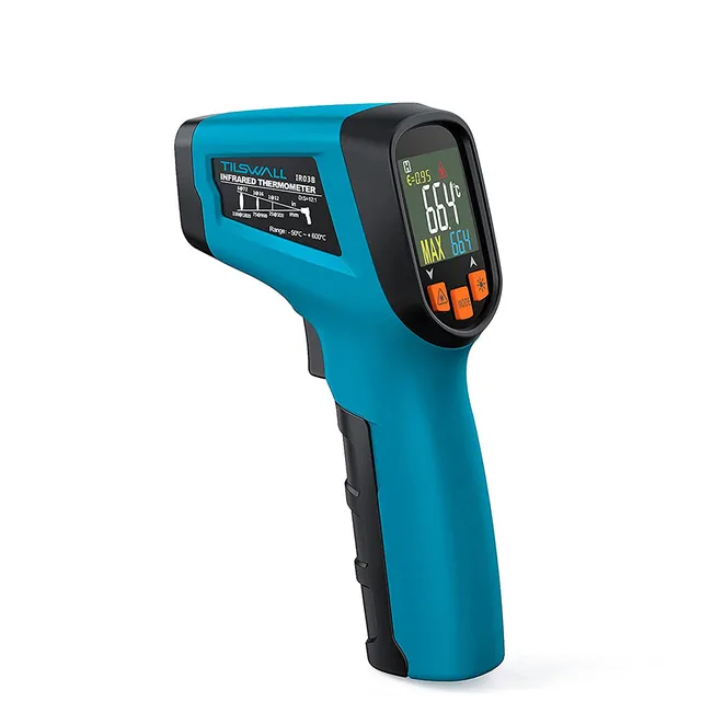 Tilswall Termometro Infrarossi Laser -50°C 600°C a Pistola