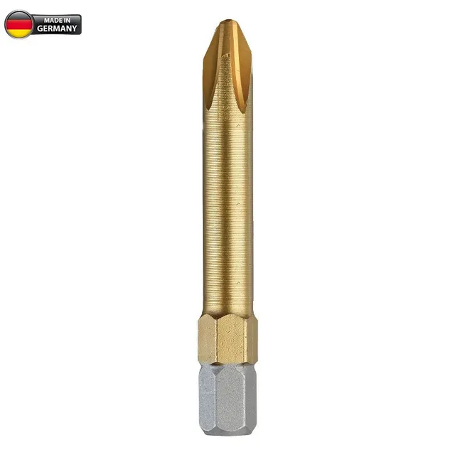 Bormann Set 10 Inserti PH 50 mm TIN 1/4" C6,3