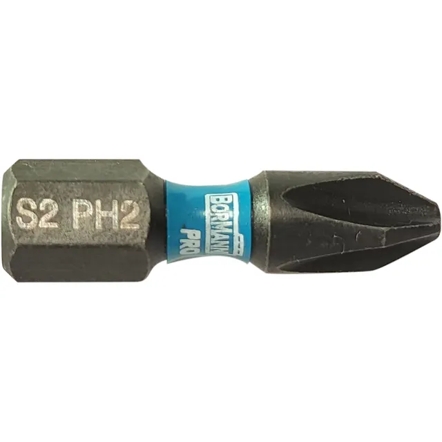 Bormann X-Pro PH2x25mm inserto a croce 2pz S2