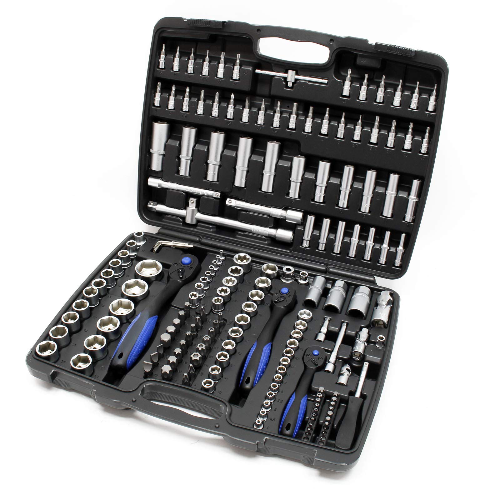 Wiltec Set Chiavi a Bussola 172 Pezzi Cricchetto