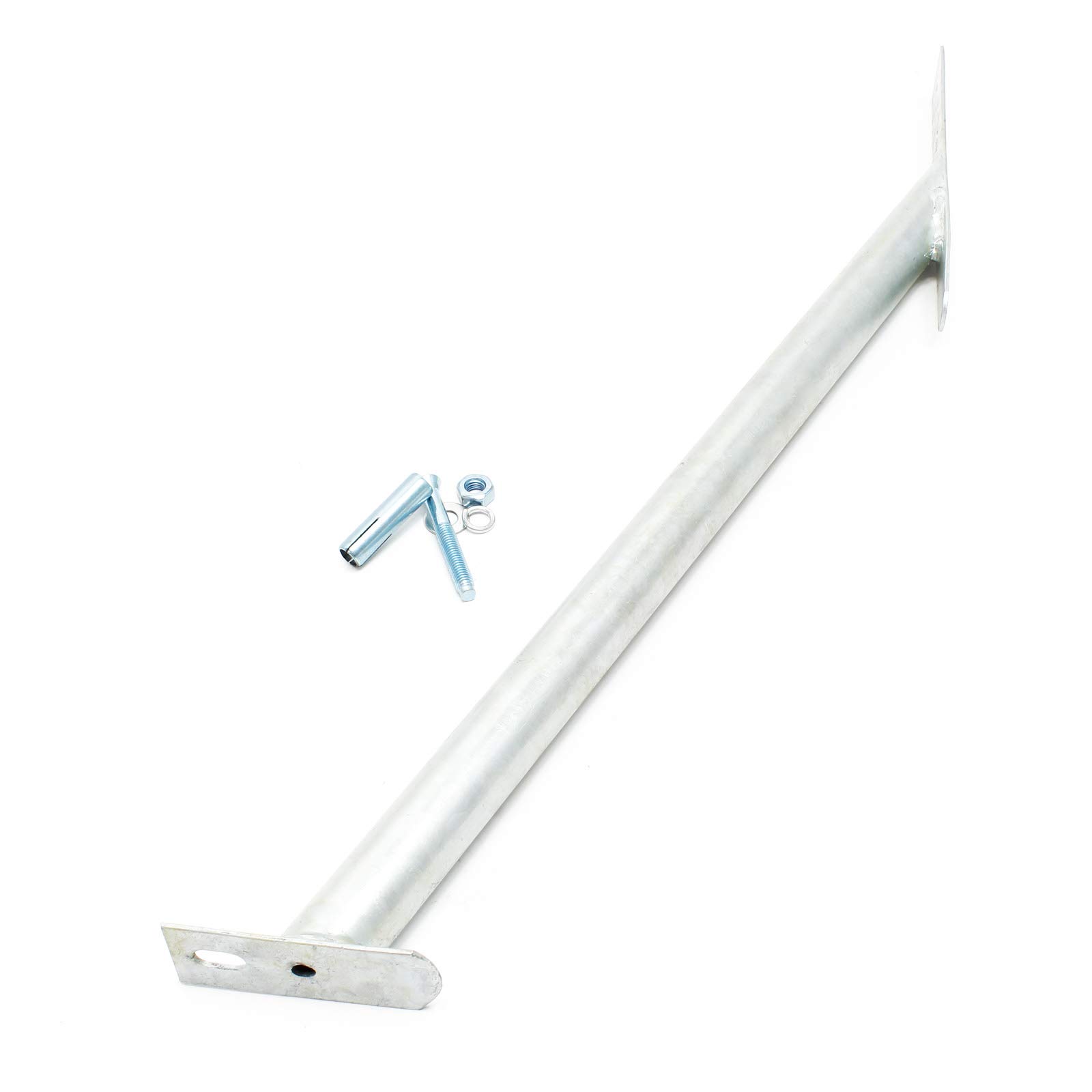 Wiltec Staffa Fissaggio Recinzione Acciaio Zincato 65 cm