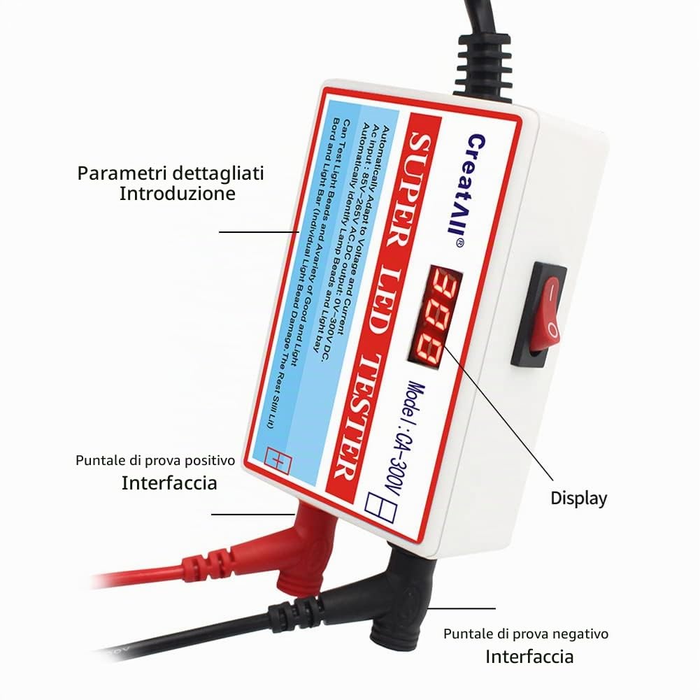 Weytoll CA-300V tester LED retroilluminazione TV