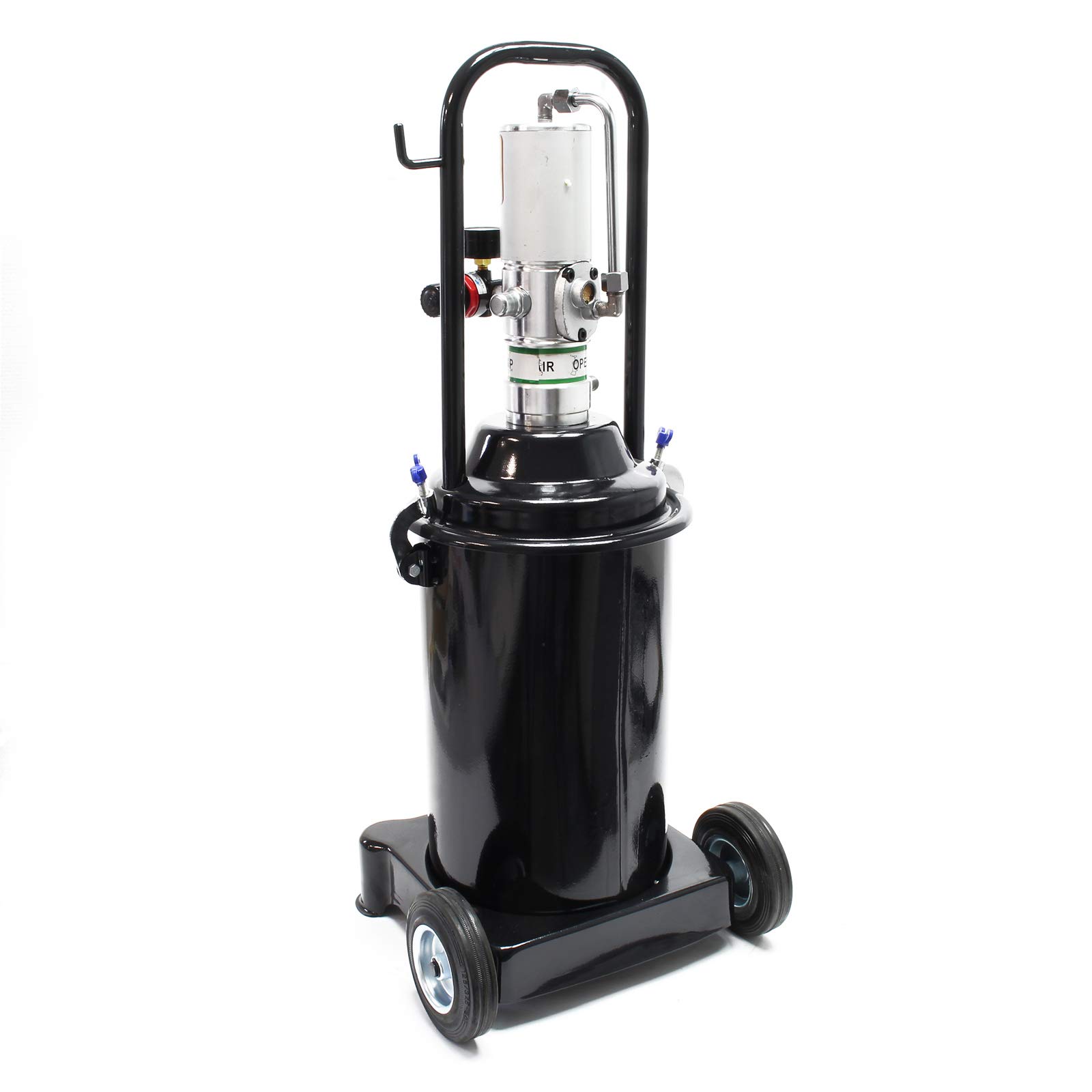 Wiltec Ingrassatore aria compressa 12L carrellato professionale