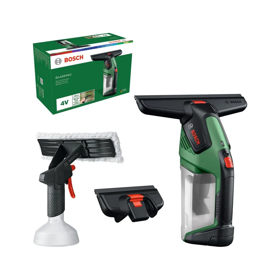 Bosch GLASSVAC lavavetri batteria testina piccola e spray