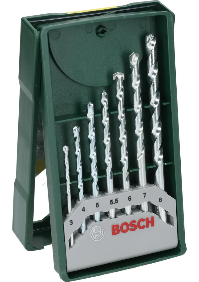 Bosch Mini-X-Line Set 7 Punte Muratura 3-8 mm