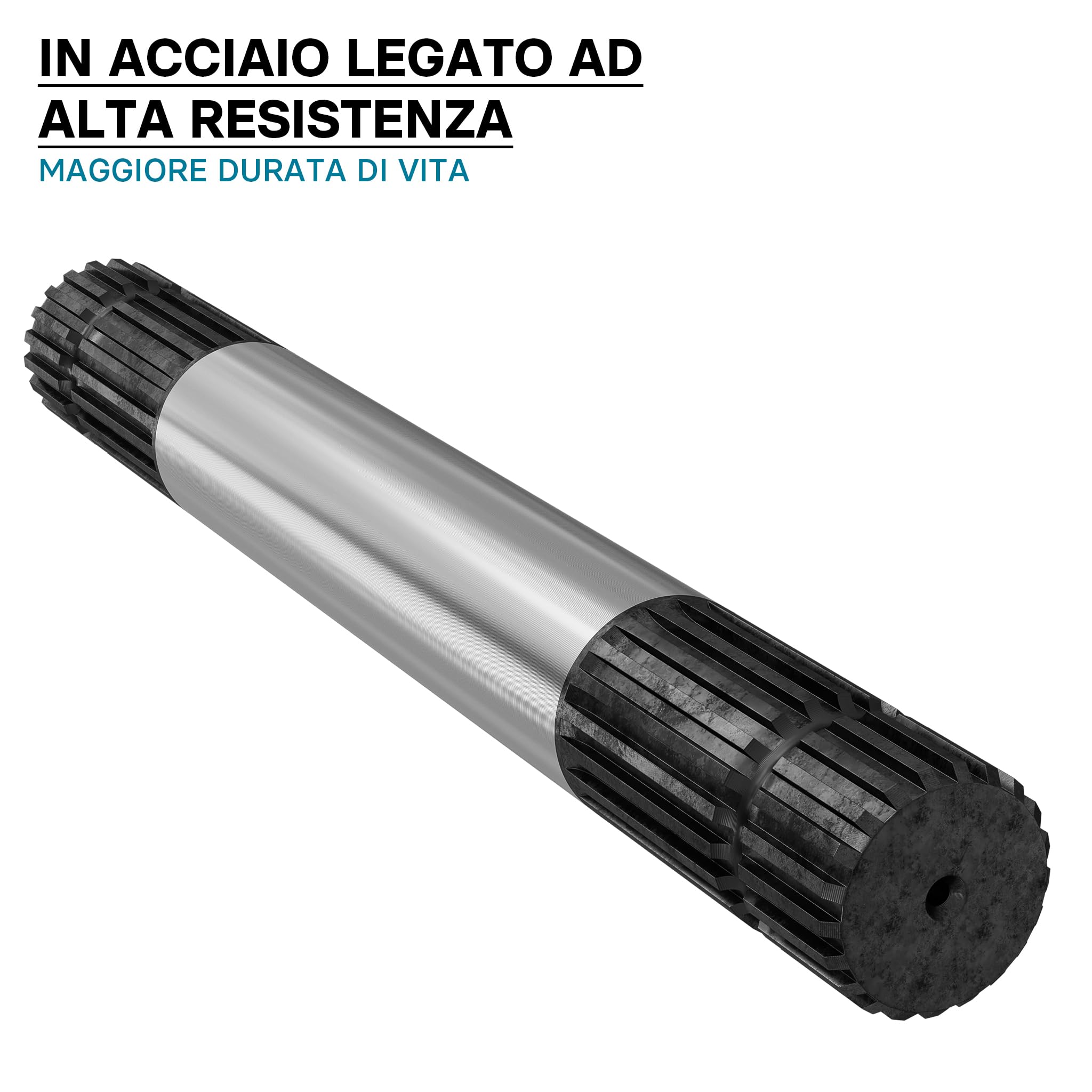 Wiltec D2 albero scanalato cardano 300 mm 21 denti
