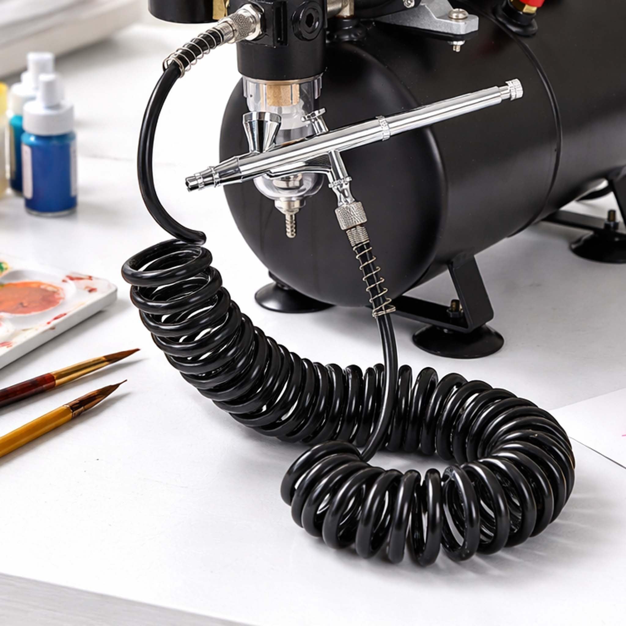 Wiltec tubo spirale aerografo 3 m plastica 1/8"