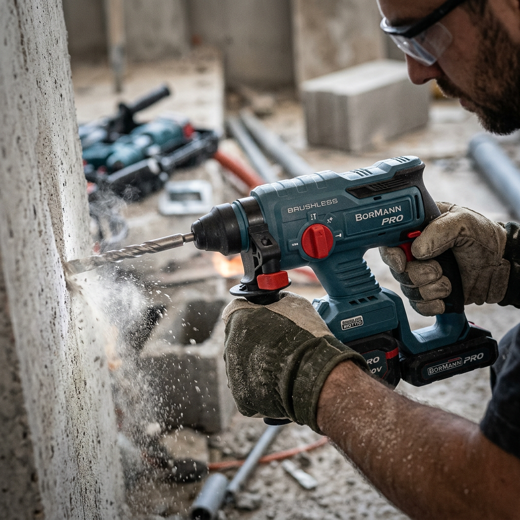 Bormann perforatore brushless 20V SDS-Plus solo 2.0J BMC
