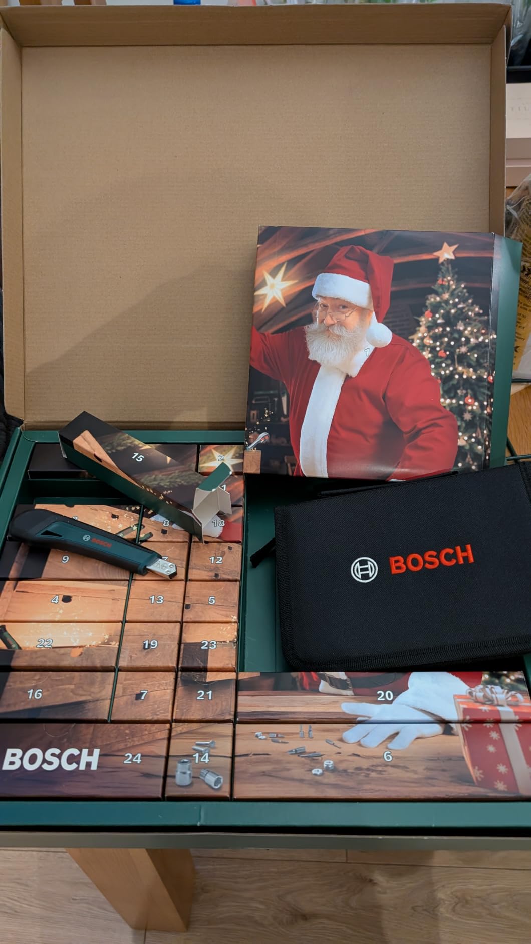 Bosch calendario avvento 2026 set attrezzi 44 pezzi