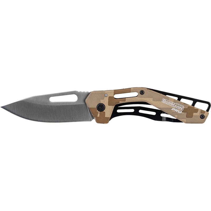 Bormann coltello pieghevole 19,4cm manico camo inox
