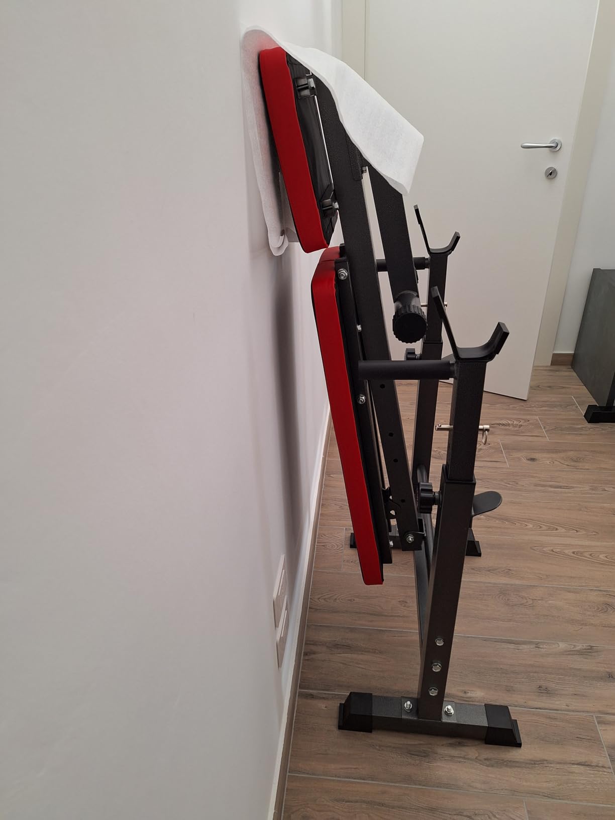 Wiltec Panca pesi 2in1 pieghevole 230 kg con bilanciere
