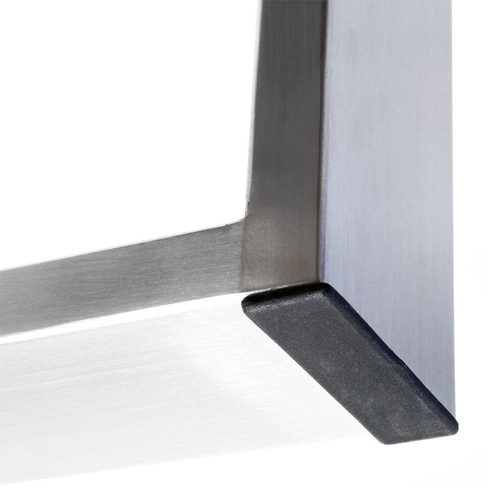 Wiltec Telaio tavolo acciaio inox 80x73cm base con feltri