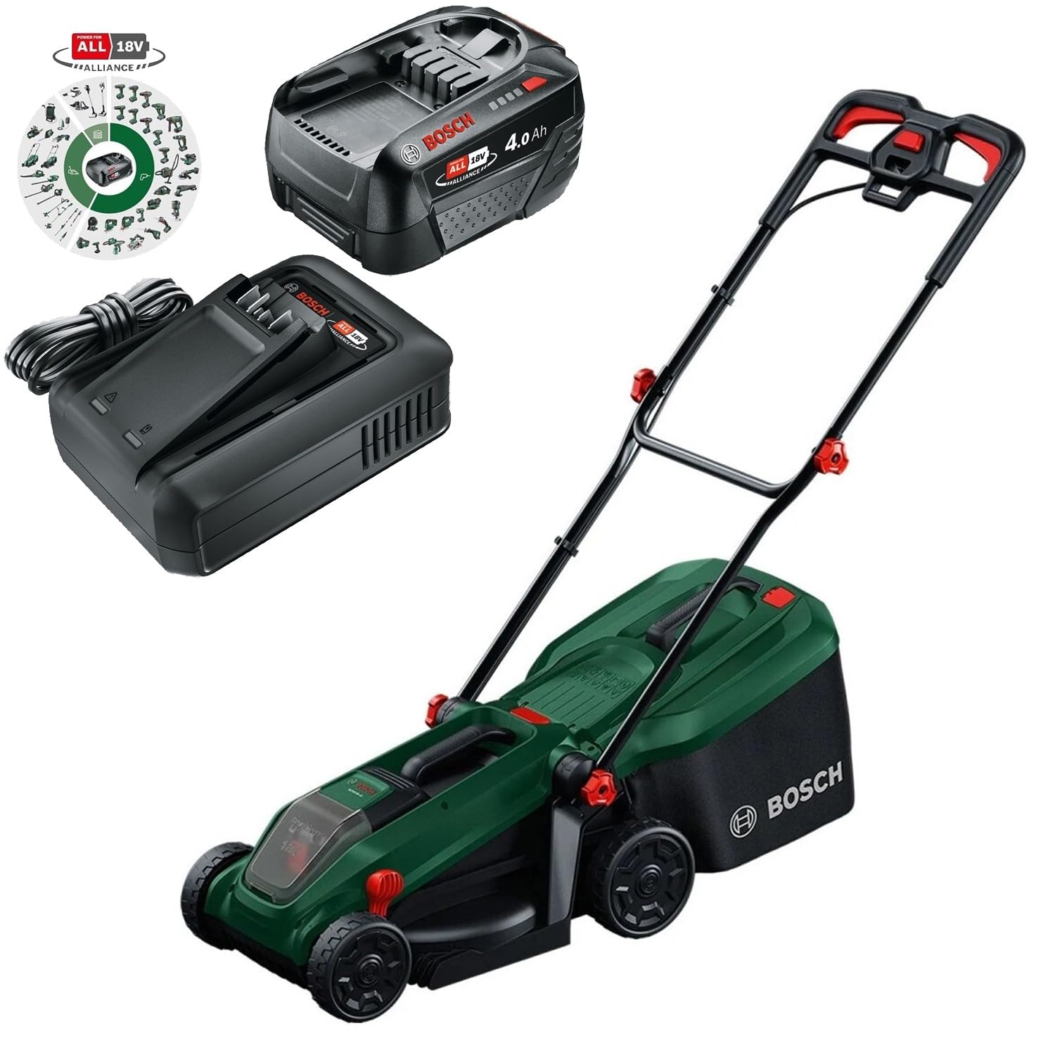 Bosch ROTAK18V2-38 rasaerba a batteria senza batteria brushless