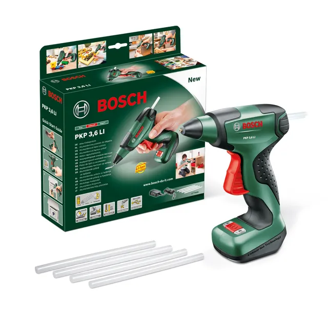 Bosch PKP 3,6 LI Pistola incollatrice 3,6 V stick 7mm