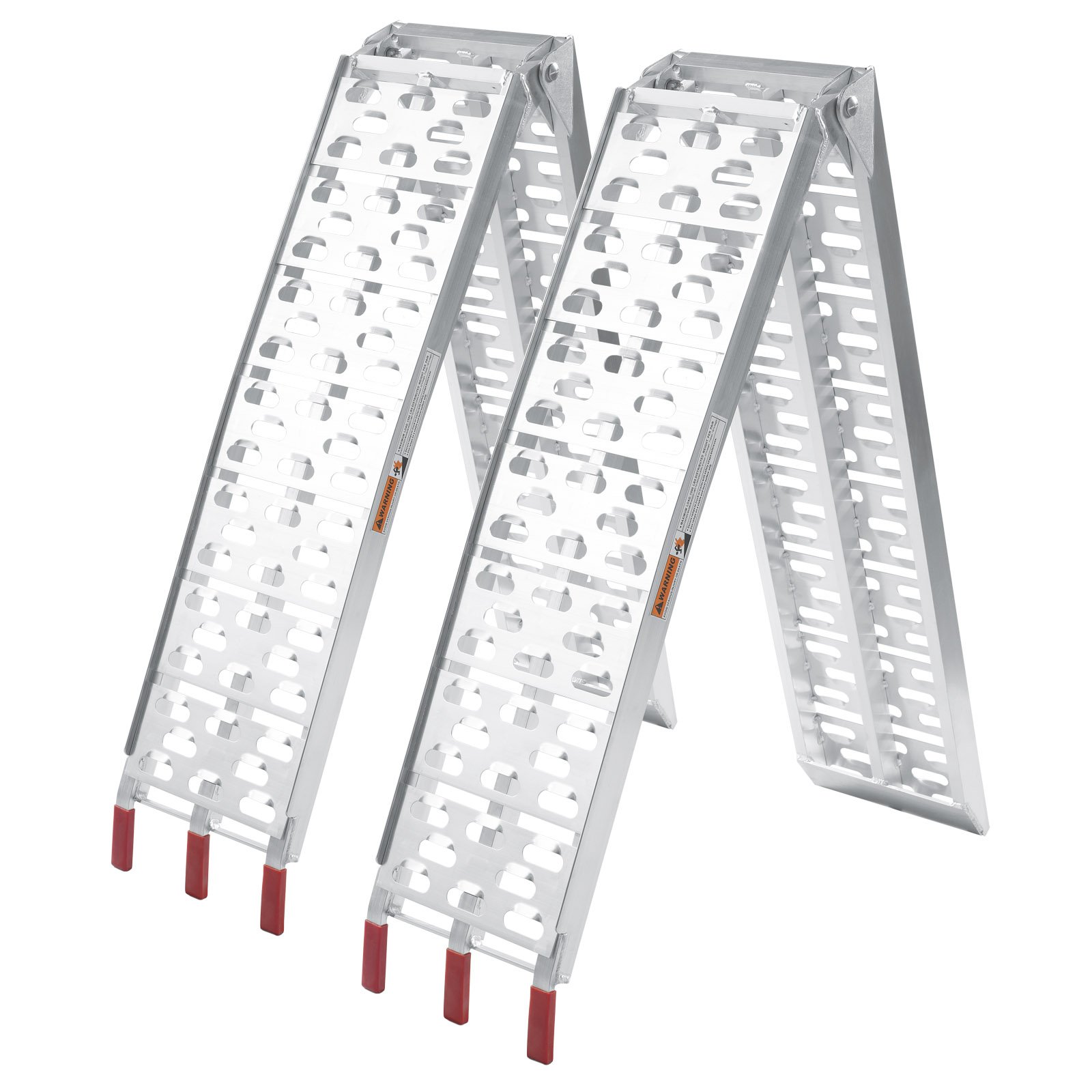 Wiltec Rampe di Carico Pieghevoli 223 cm 680 kg Alluminio 2 Pezzi