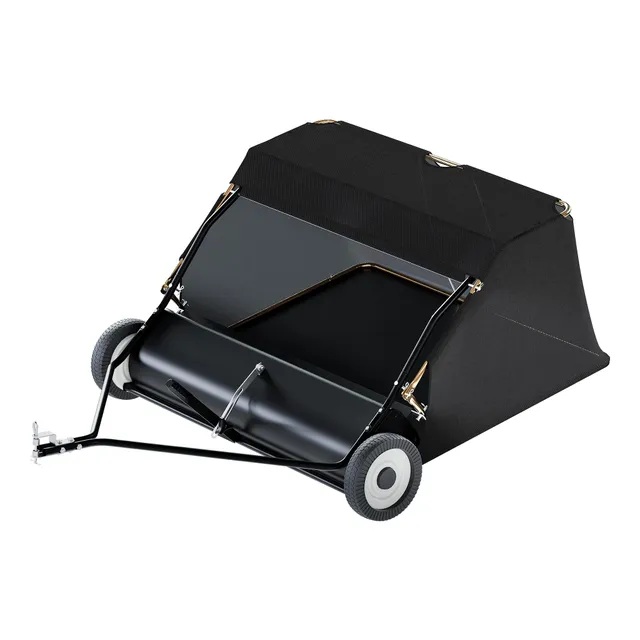 Wiltec Spazzatrice Prato Traino 120 cm Rete 415 L