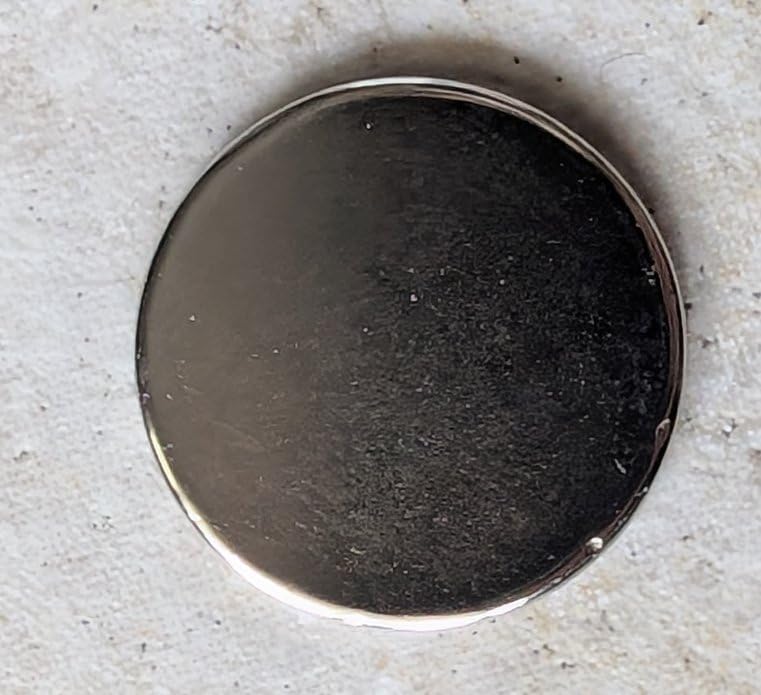 Wzone Magneti Adesivi Neodimio 25x2 mm 6 Pezzi