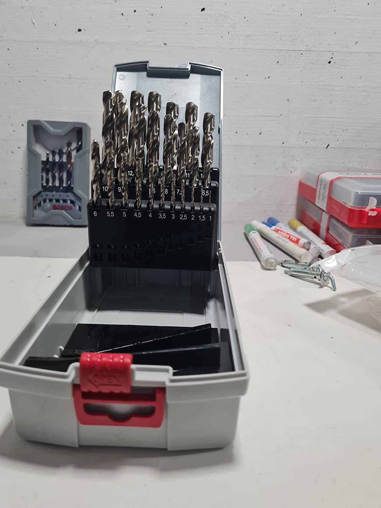 Bosch Mini X-Line Set 7 Punte Metallo HSS-G 2-10 mm
