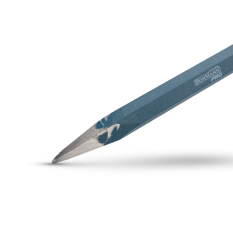 Bormann scalpello a punta 16x300mm con paramano