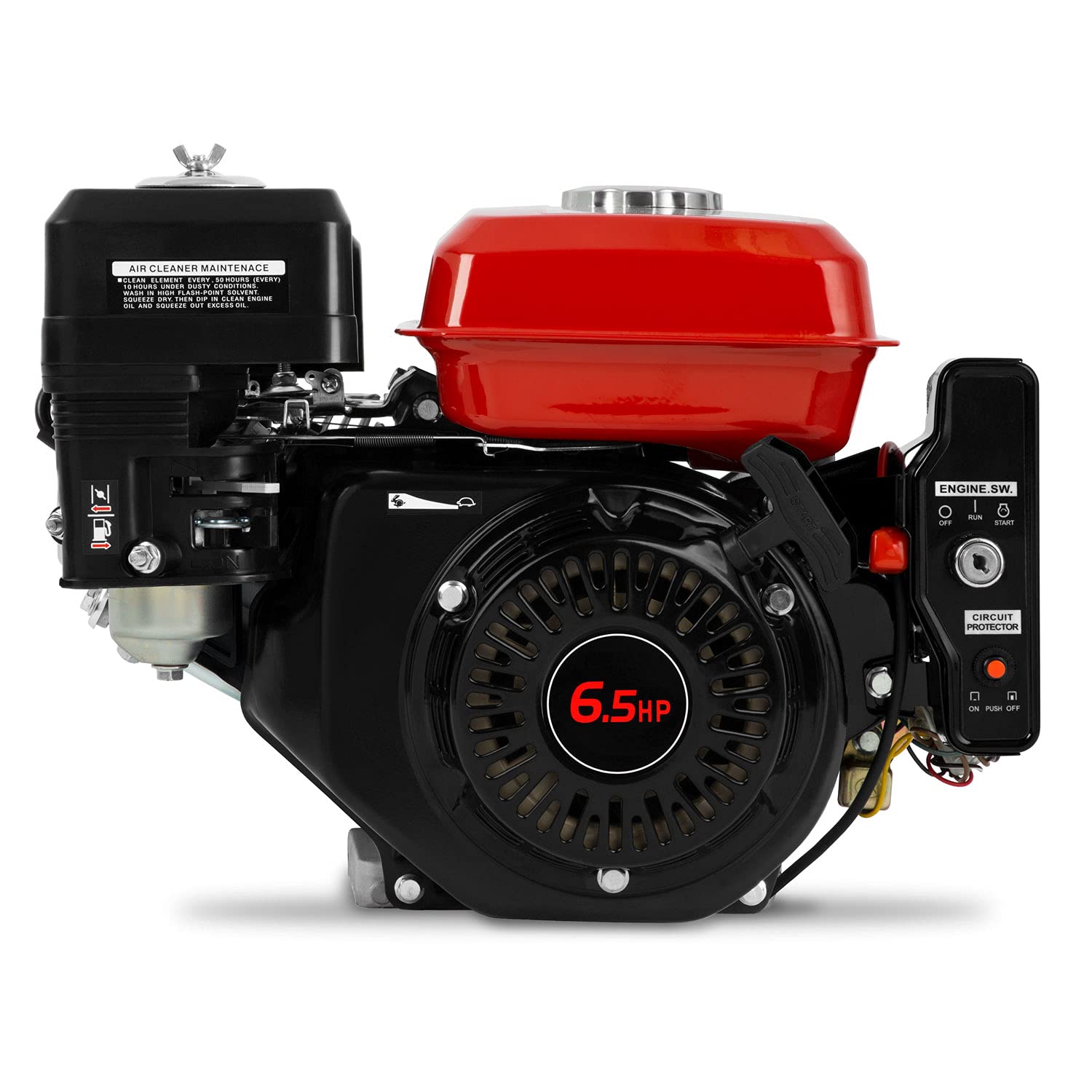 Eberth 6,5CV motore scoppio benzina 196cc albero 20mm