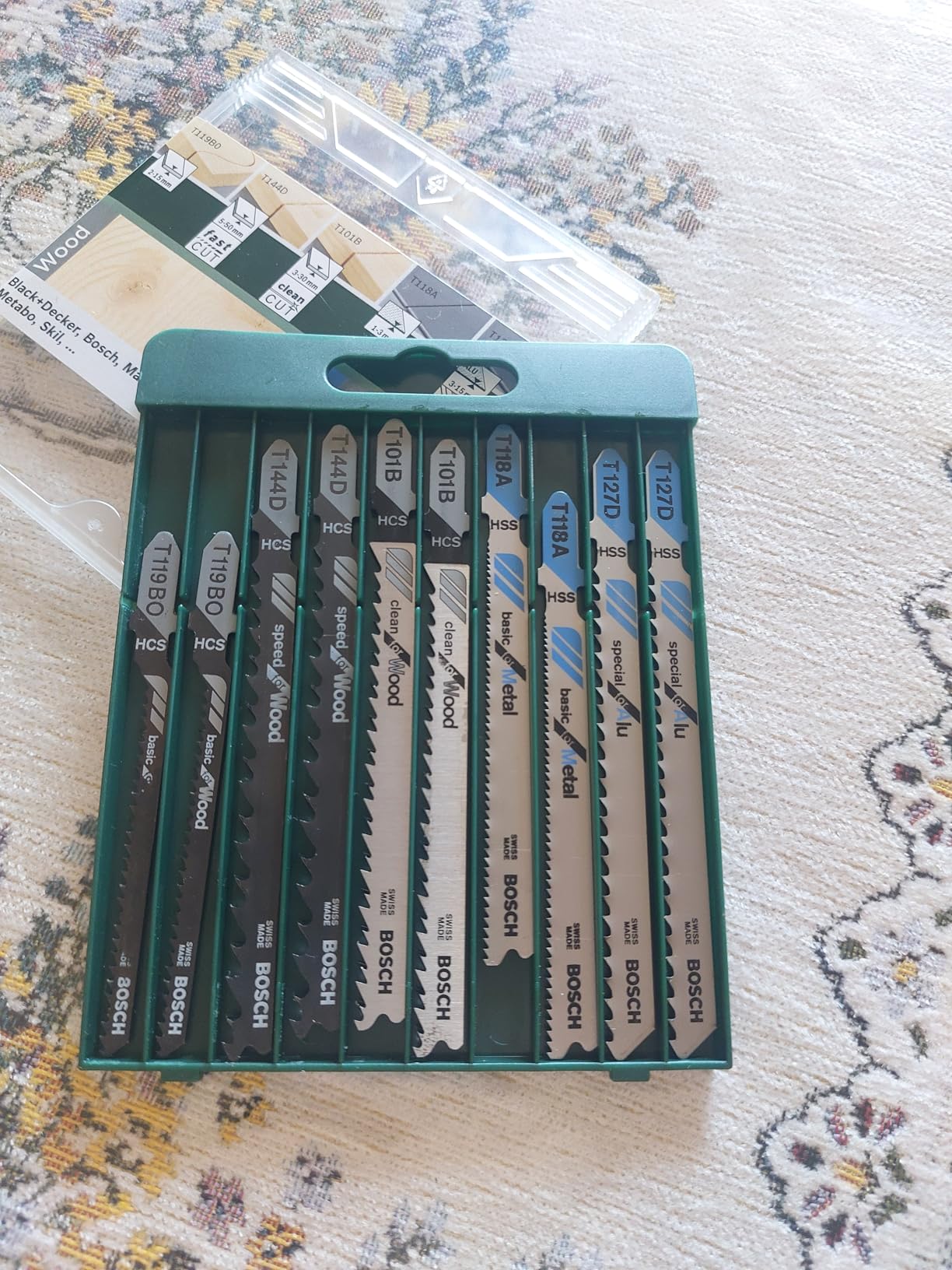 Bosch Set 10 Lame Seghetto Wood Metal Codolo T