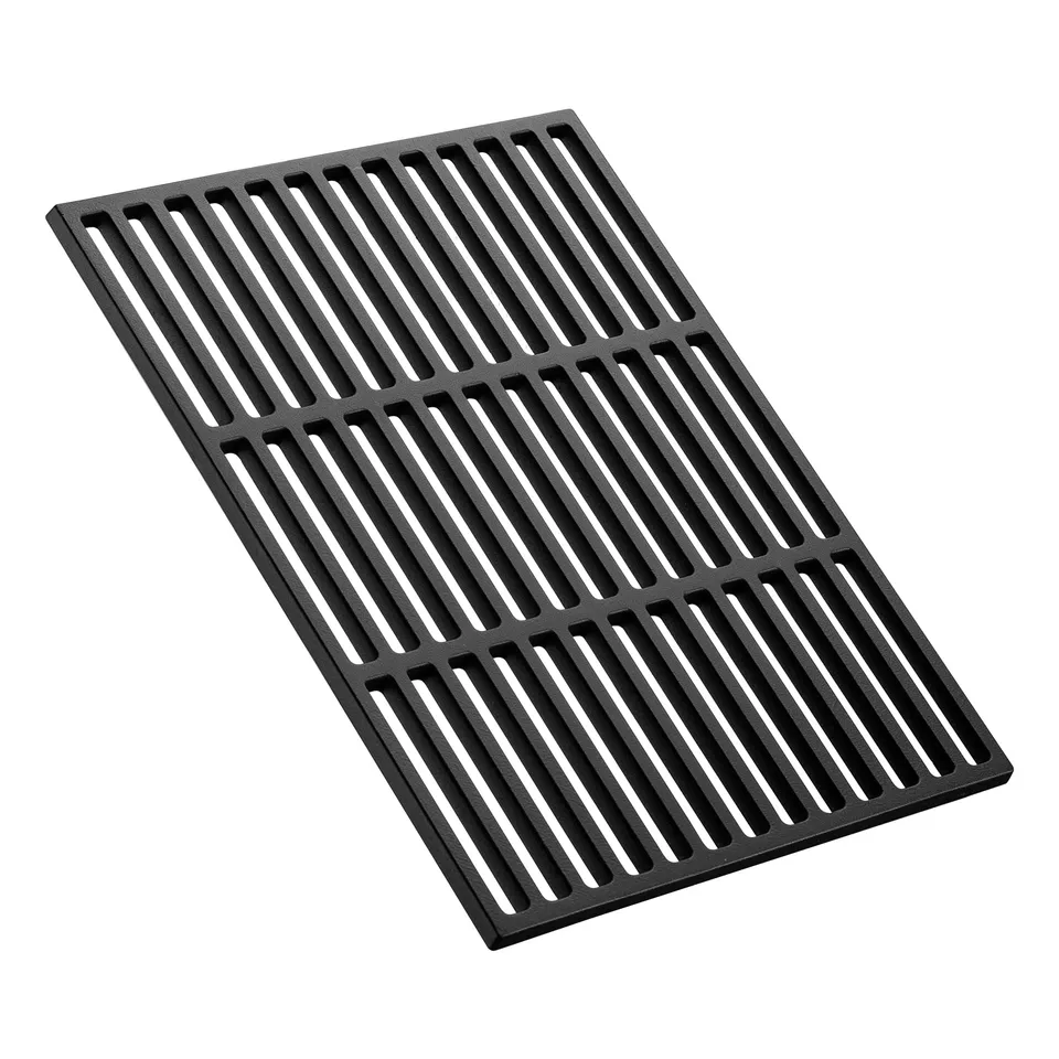 Wiltec griglia ghisa camino barbecue 29x38 cm spessore 9 mm