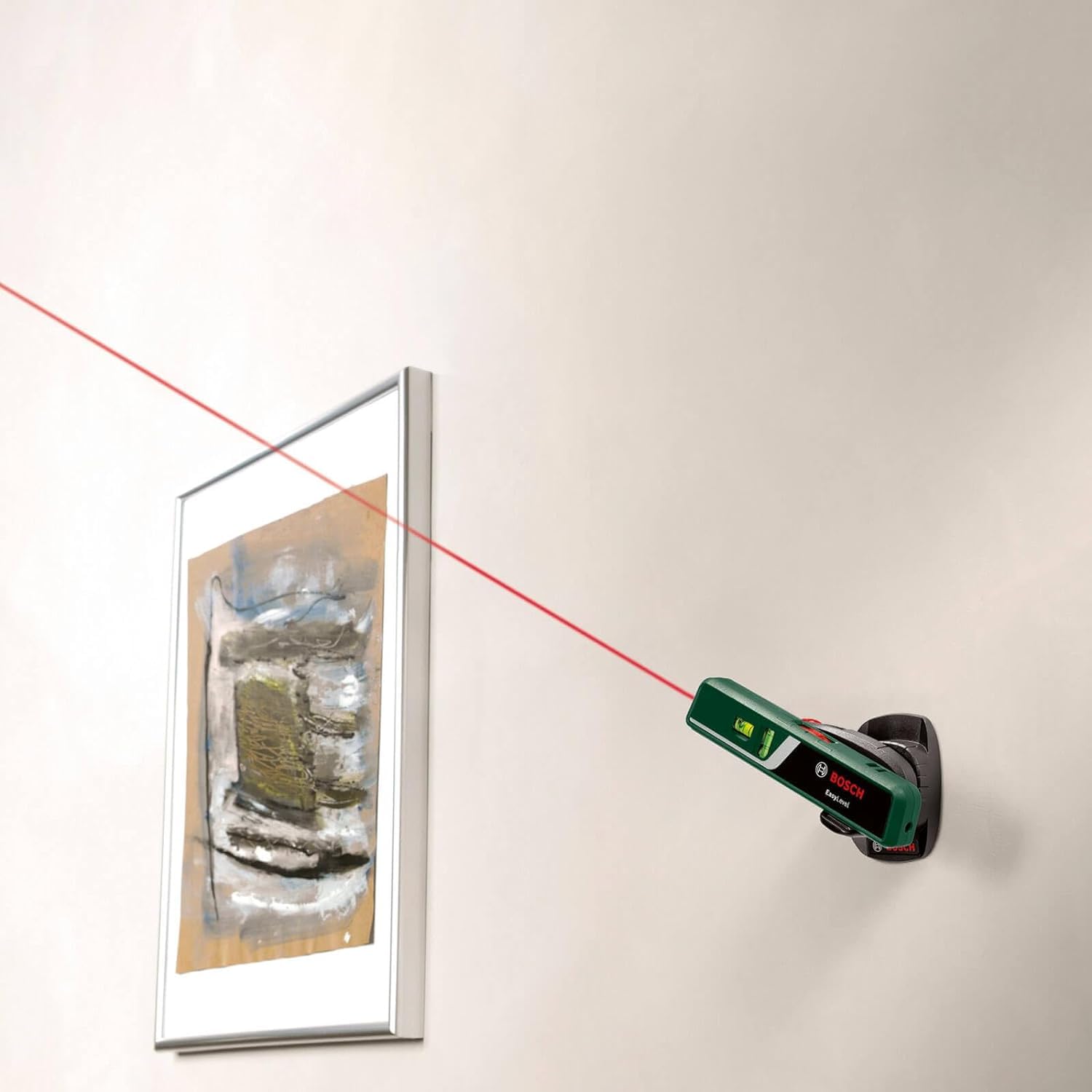 Bosch EasyLevel Livella Laser a Bolla Linea 5m con Supporto