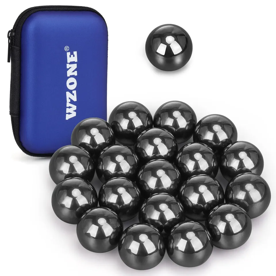 Wzone Sfere Magnetiche Ferrite 2cm Antistress 20 Pezzi
