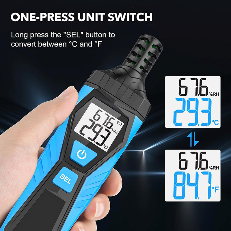 Tilswall Termoigrometro Digitale Misuratore Temperatura Umidità 2in1
