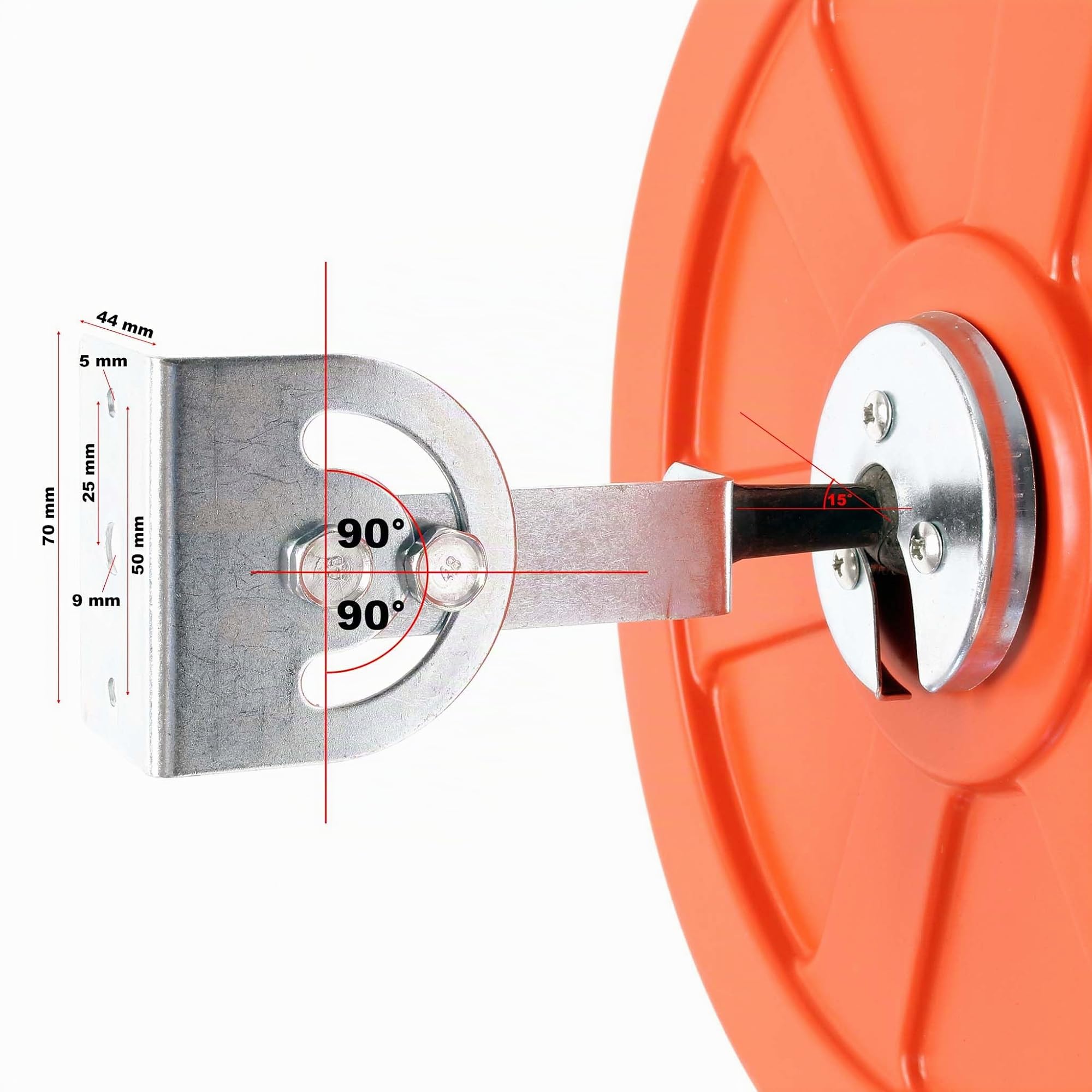 Wiltec Specchio Traffico Convesso 60 cm con Supporto