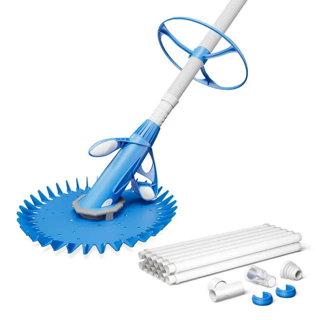 Wiltec Pulitore Piscina Automatico Fondo con 12 tubi