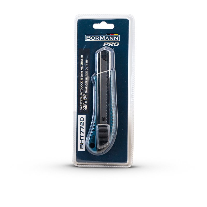 Bormann cutter 18mm corpo in zama lama a scatto 156mm
