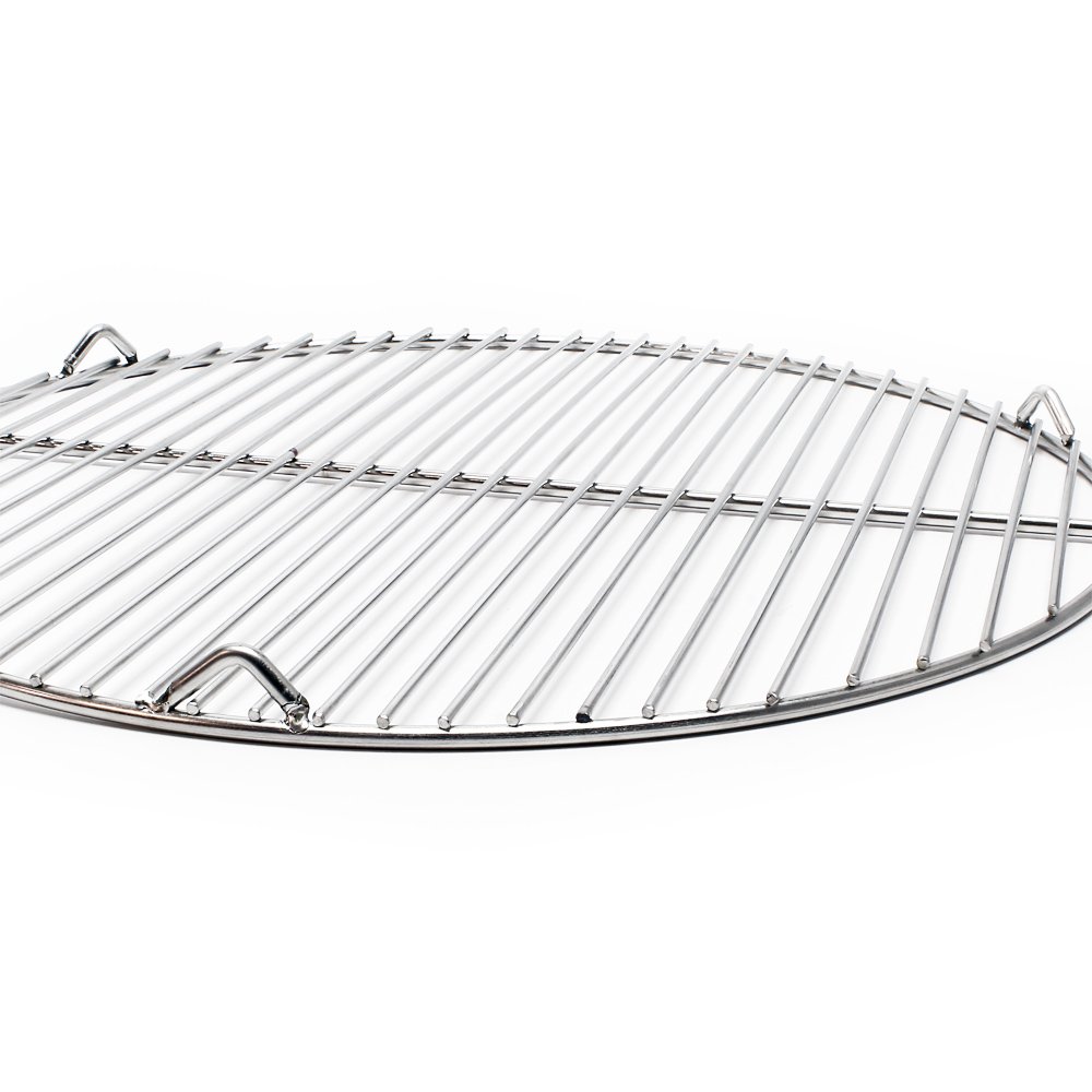 Wiltec Griglia Barbecue Rotonda Ø 44,5 cm Acciaio Inox
