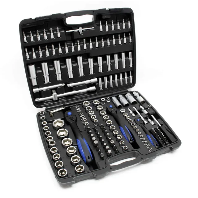 Wiltec Set Chiavi a Bussola 172 Pezzi Cricchetto