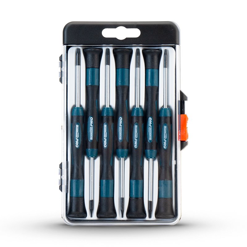 Bormann Set Cacciaviti Torx Precisione 7pz S2 T5-T15