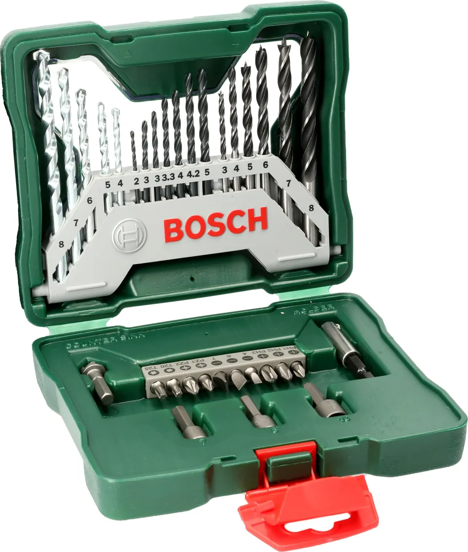 Bosch X-Line Set punte e bit 33 pezzi metallo legno muro