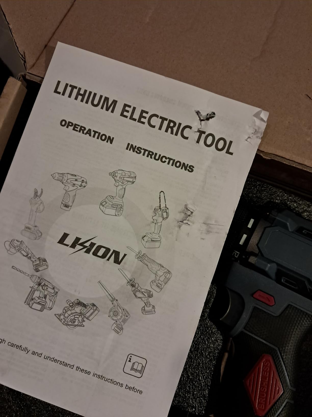 Weytoll Trapano Avvitatore Batteria 21V 55Nm Brushless 2in1