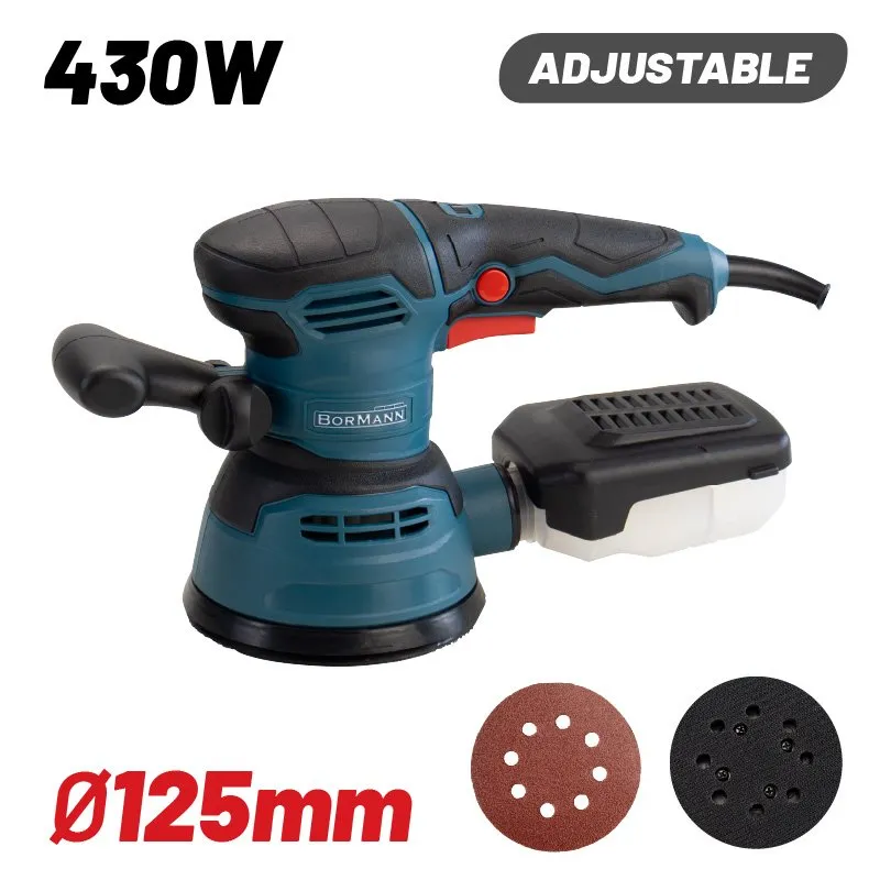 Bormann 430W Levigatrice Orbitale 125mm Carta e Box