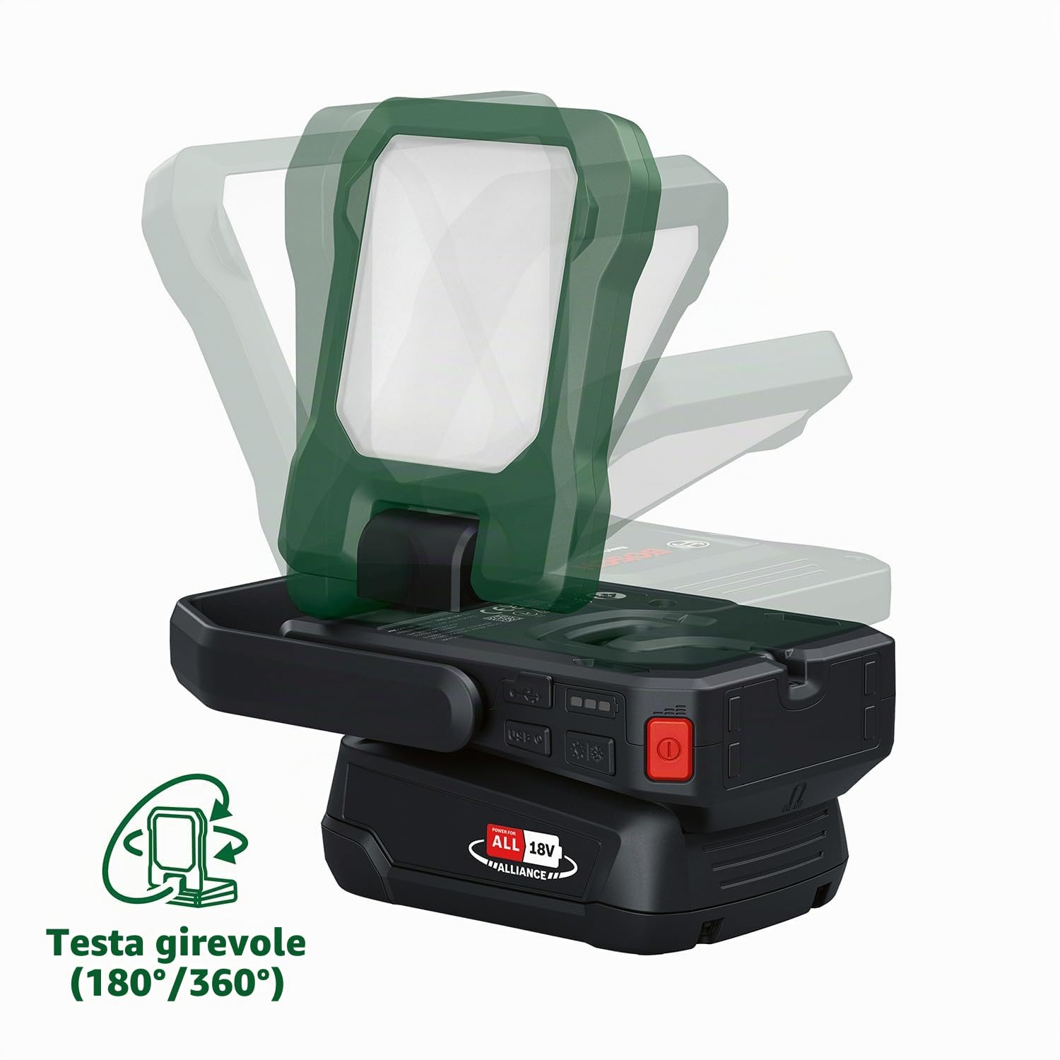 Bosch EasySpotLight 18V-400 Lampada 400 Lumen Senza Batteria